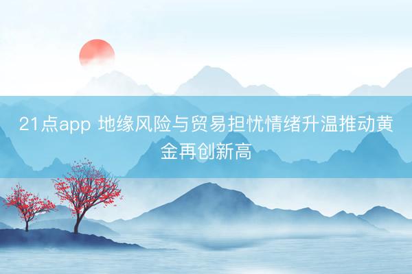 21点app 地缘风险与贸易担忧情绪升温推动黄金再创新高